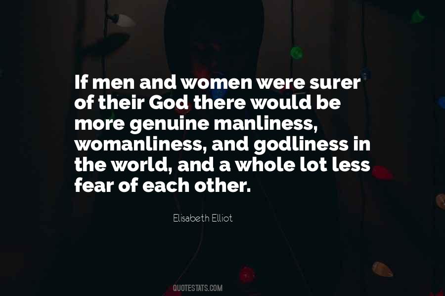 Fear Of Women Quotes #816407
