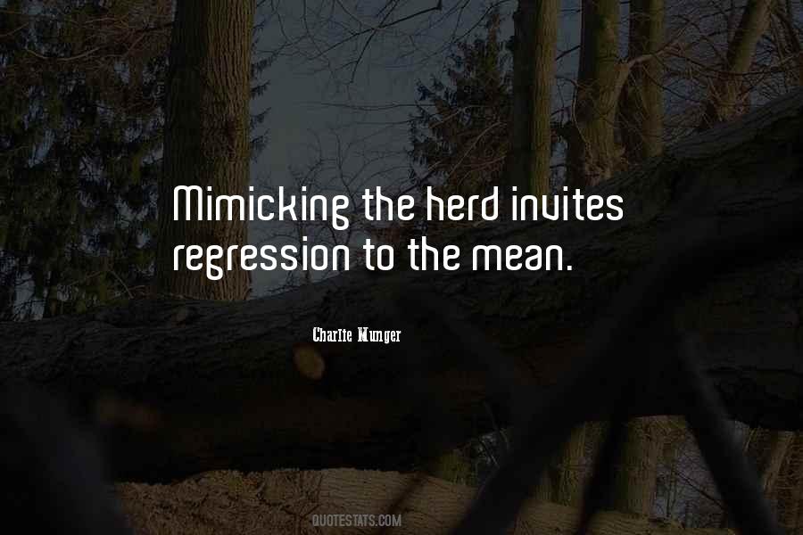 Quotes About Mimicking #710205