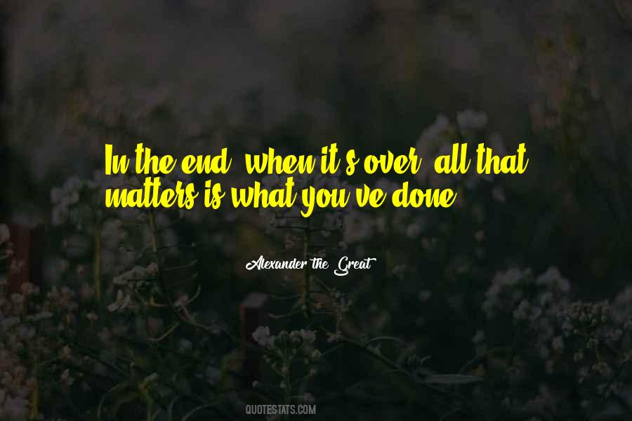 Quotes About It's Over #930814