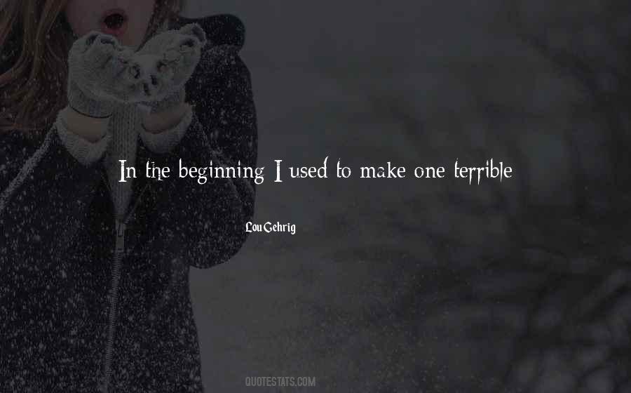 Bad Beginning Quotes #1249867
