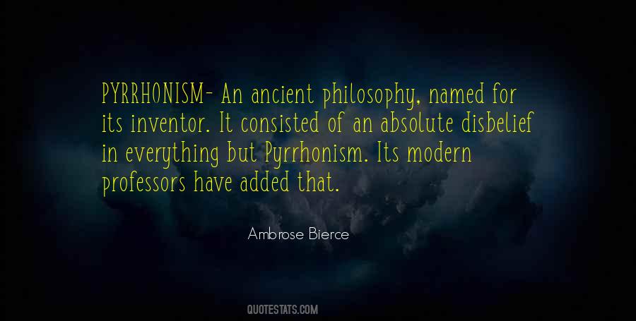 Modern Philosophy Quotes #1766204