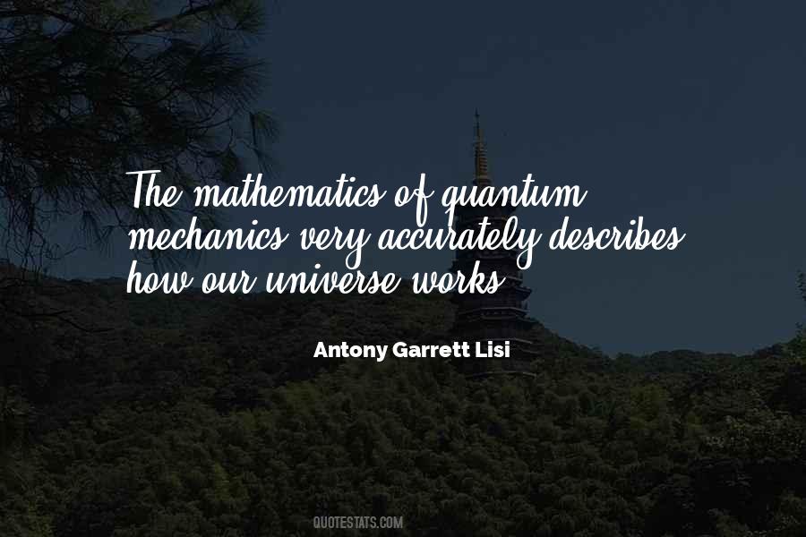 Quotes About How The Universe Works #1099016
