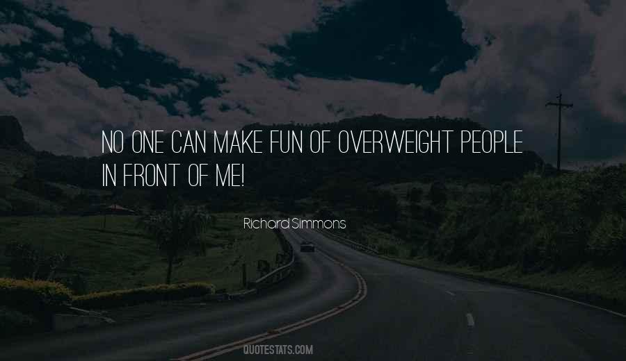 Overweight People Quotes #3799