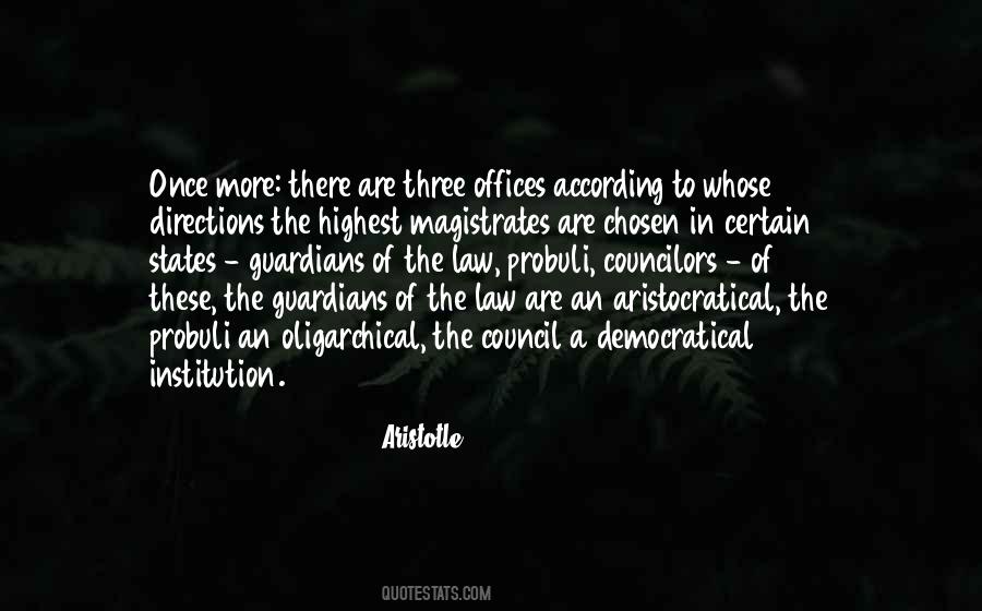 Quotes About Magistrates #1430659