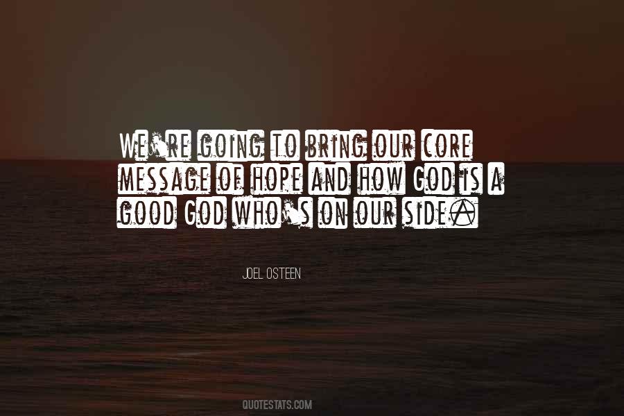 God S Message Quotes #1182861