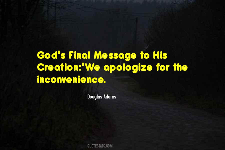 God S Message Quotes #464234