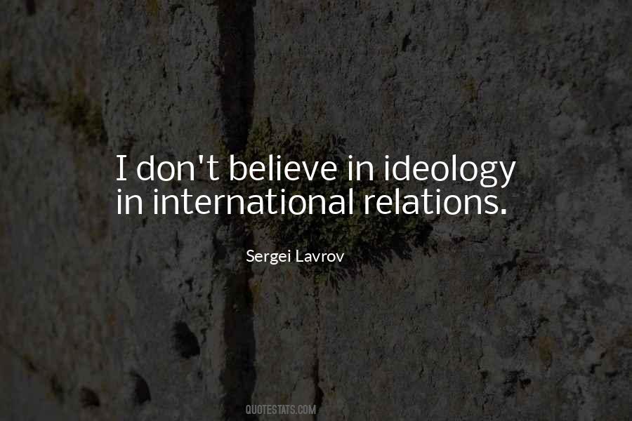 Quotes About Ideology #1389238