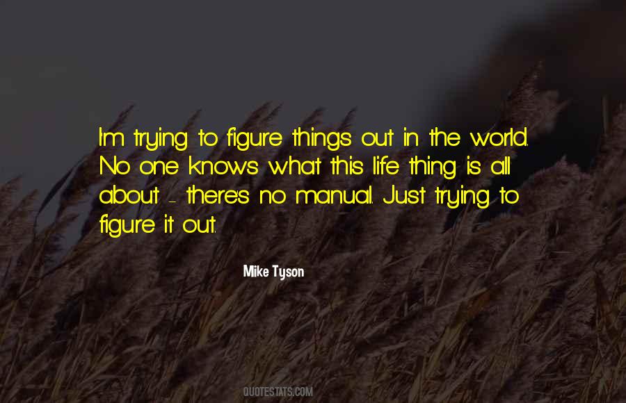 Quotes About Trying To Figure Life Out #1518086