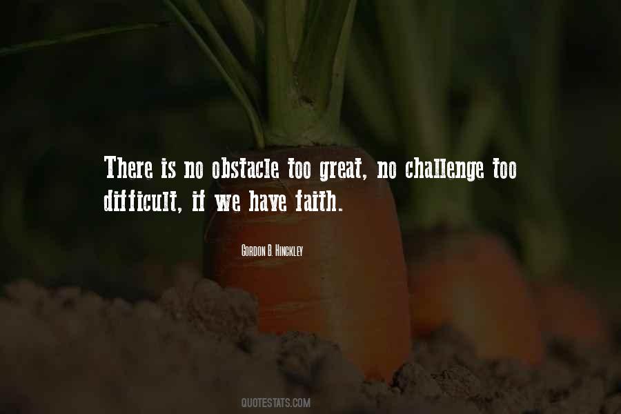 No Obstacles Quotes #114528