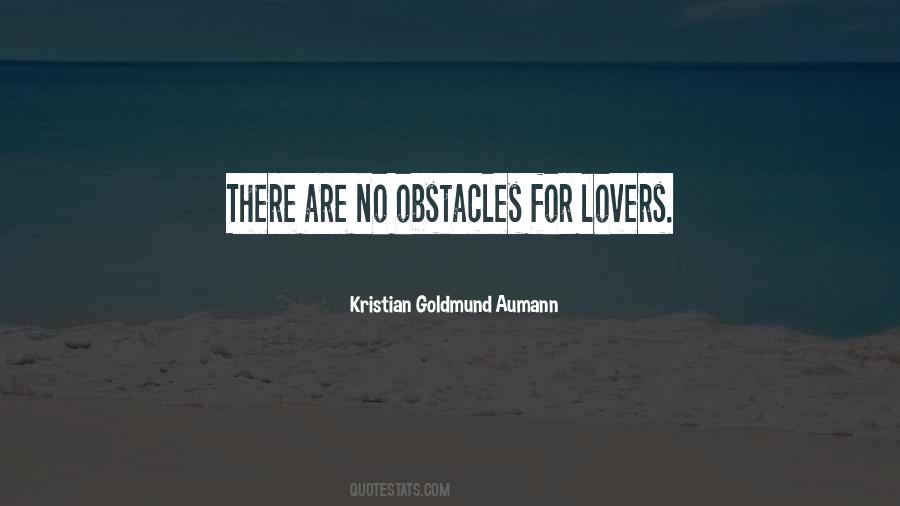 No Obstacles Quotes #554806