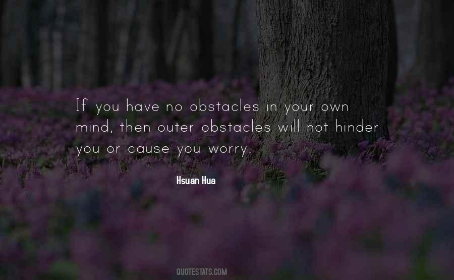No Obstacles Quotes #618314