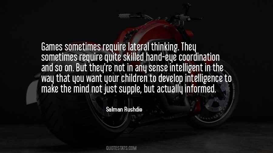 Intelligent Children Quotes #816292