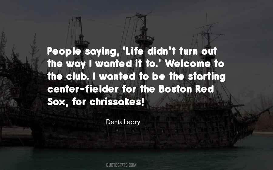 Quotes About Boston Red Sox #1532240