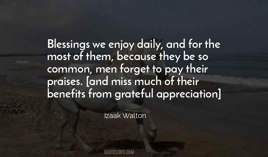 Quotes About Daily Blessings #1791481