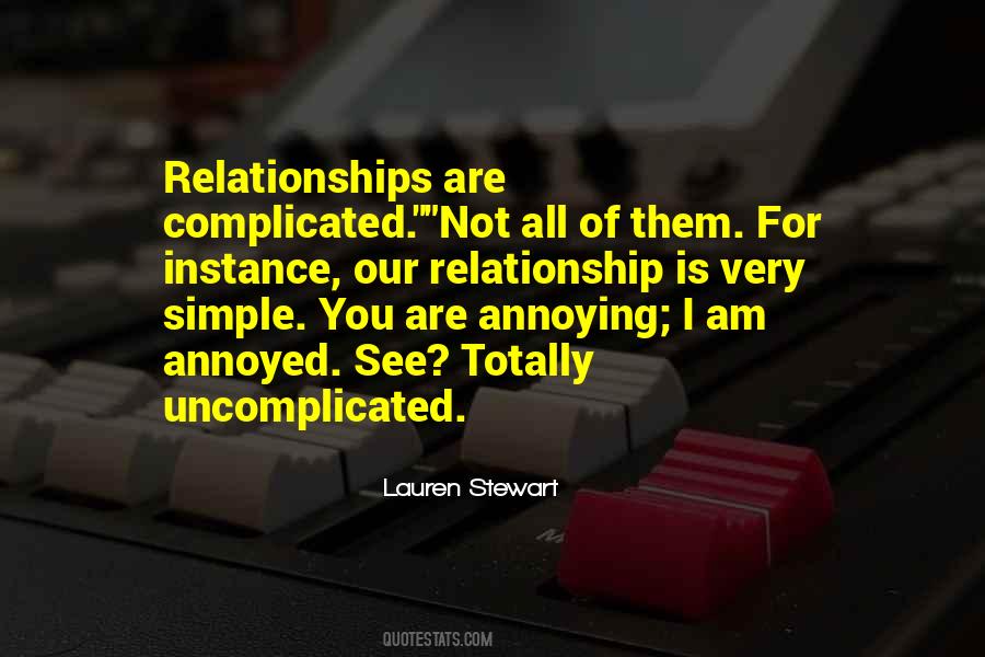 Quotes About Complicated Relationships #23353