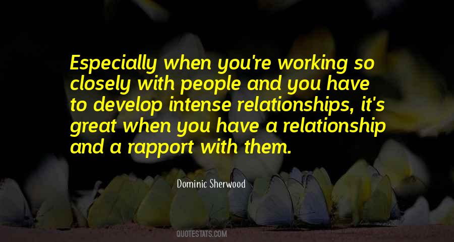 Quotes About A Working Relationship #190311