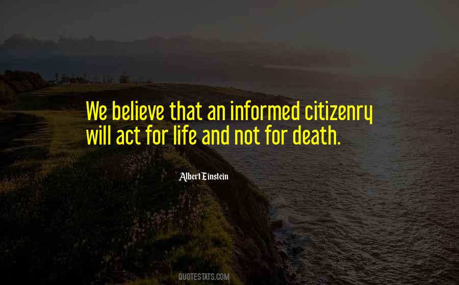 Quotes About Citizenry #1215031