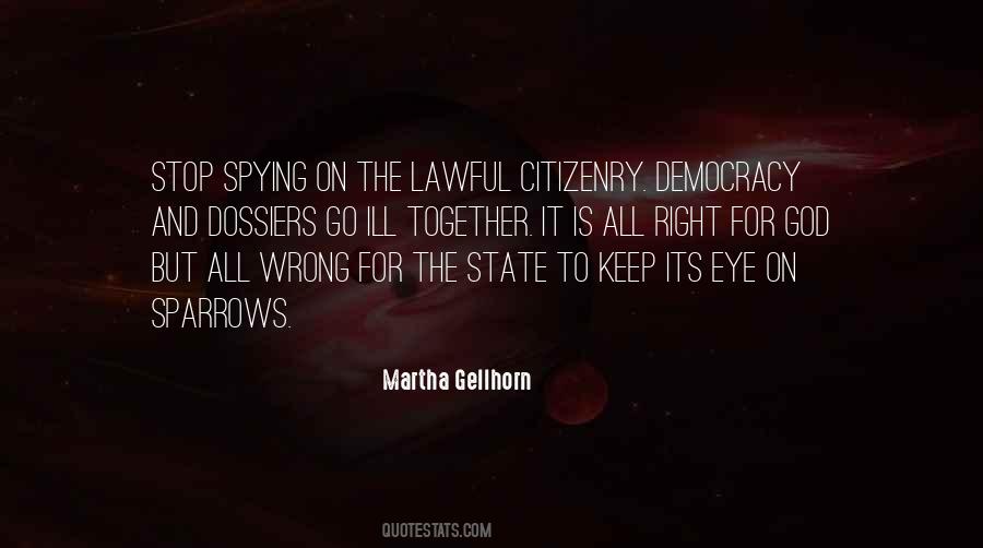 Quotes About Citizenry #195148