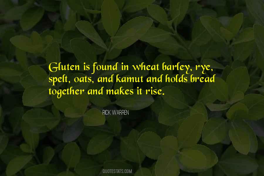 Quotes About Gluten #1256381