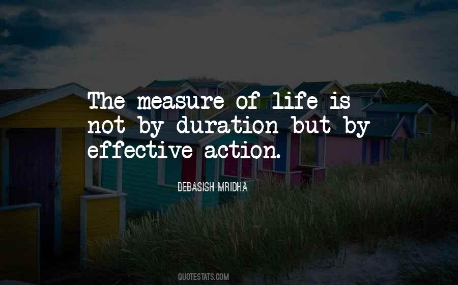 Quotes About Measure Of Life #1126029
