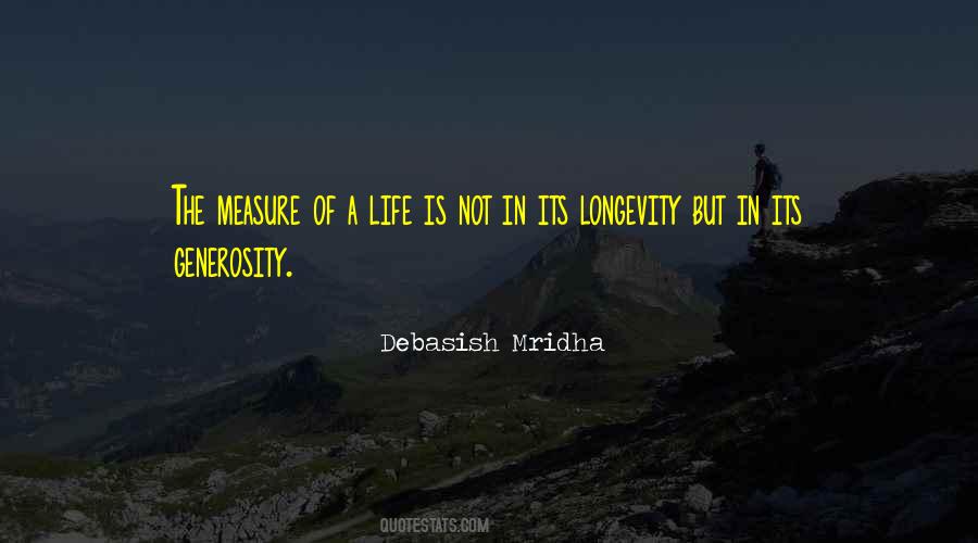 Quotes About Measure Of Life #363772