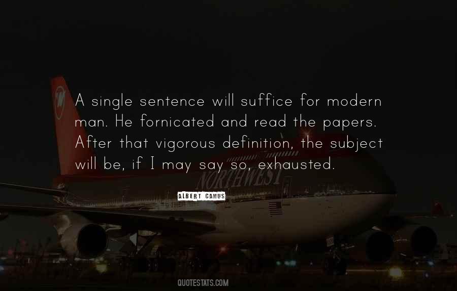 Quotes About The Modern Man #177047