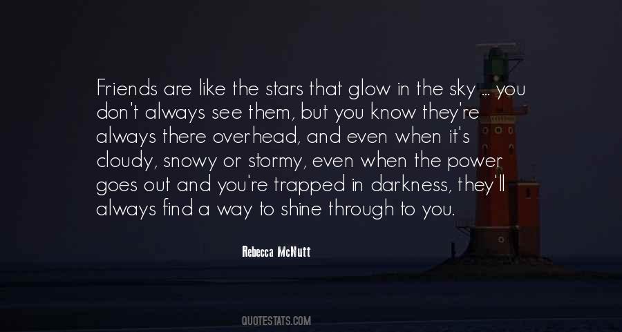 Quotes About Stars In The Darkness #1073216