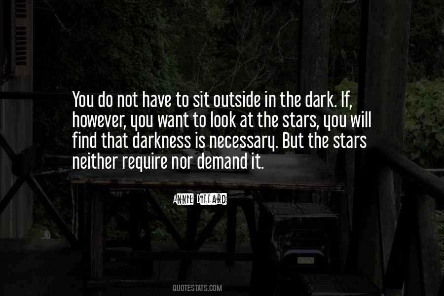 Quotes About Stars In The Darkness #948956