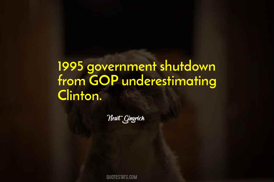 Quotes About Government Shutdown #1723096