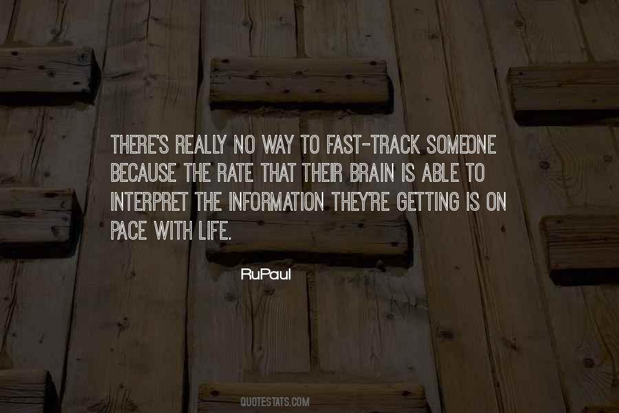 Quotes About Getting Off Track #941408