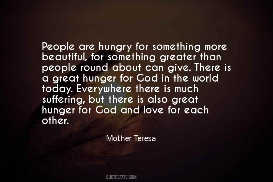 Quotes About World Hunger #330241