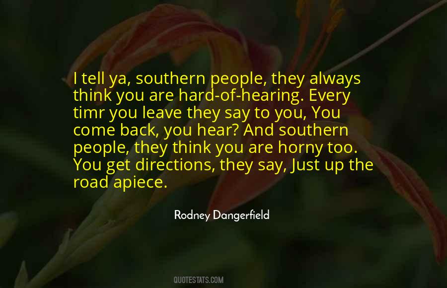 Southern People Quotes #1663958