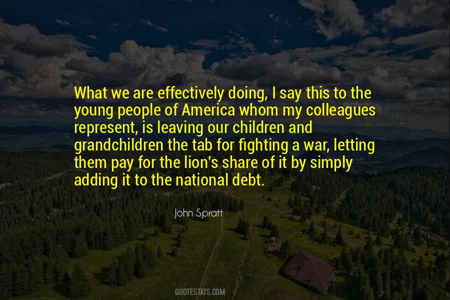 Quotes About The National Debt #1639158