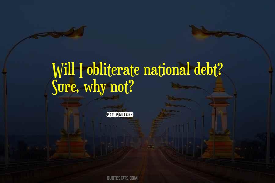 Quotes About The National Debt #1656270