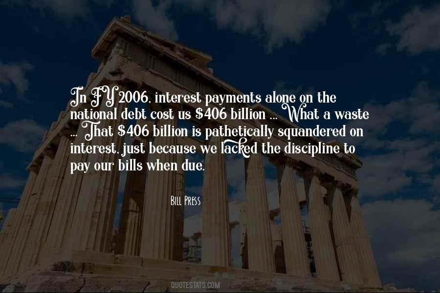 Quotes About The National Debt #390133
