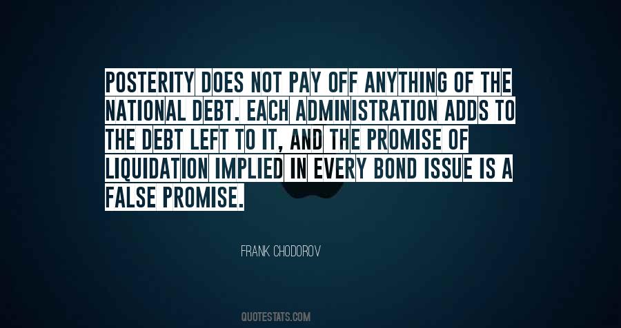 Quotes About The National Debt #491871