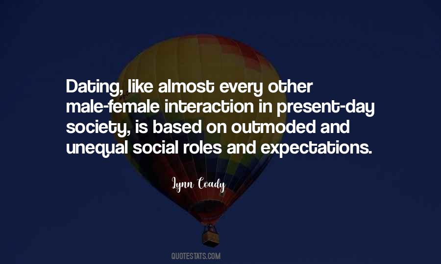 Quotes About Society Expectations #1102001