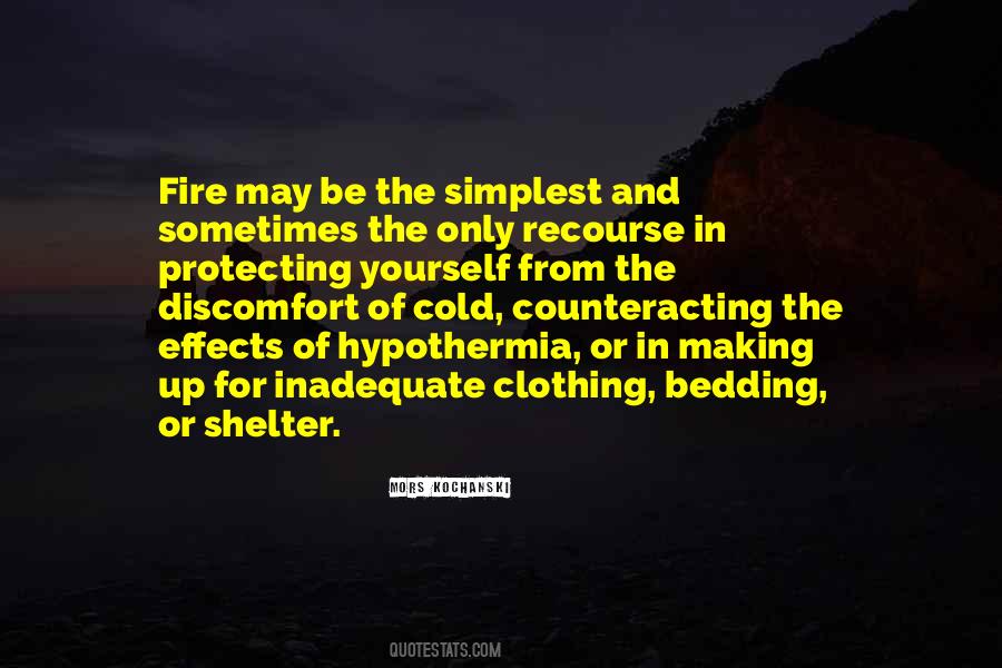 Quotes About Hypothermia #1023814