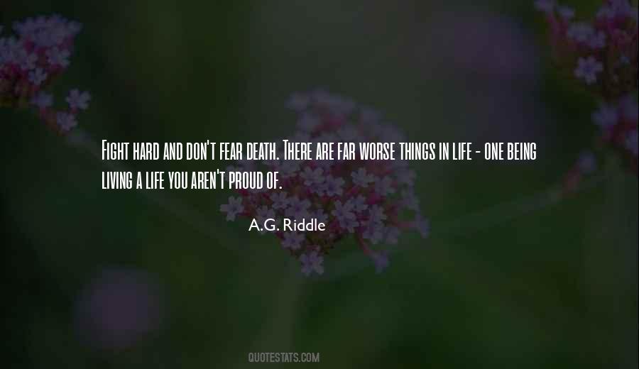 Quotes About Living A Hard Life #870704