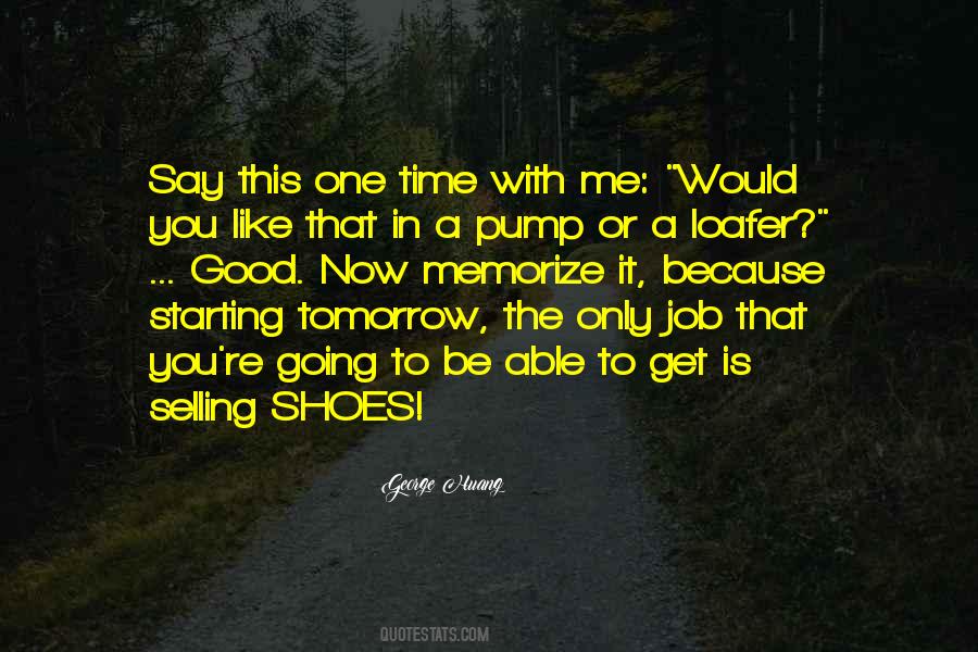 Selling Shoes Quotes #1108229