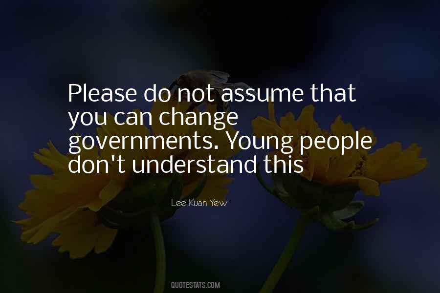 Assuming People Quotes #1317547