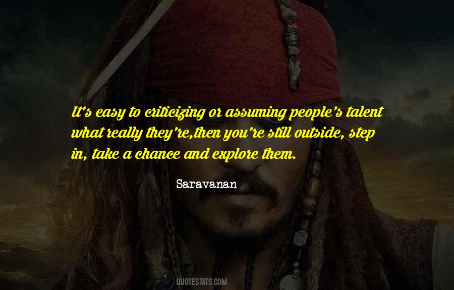 Assuming People Quotes #1551552