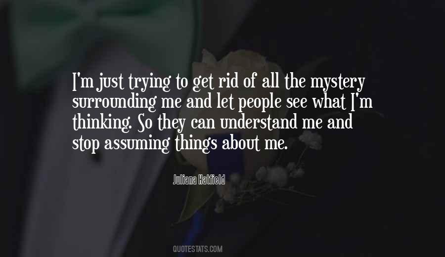 Assuming People Quotes #537673