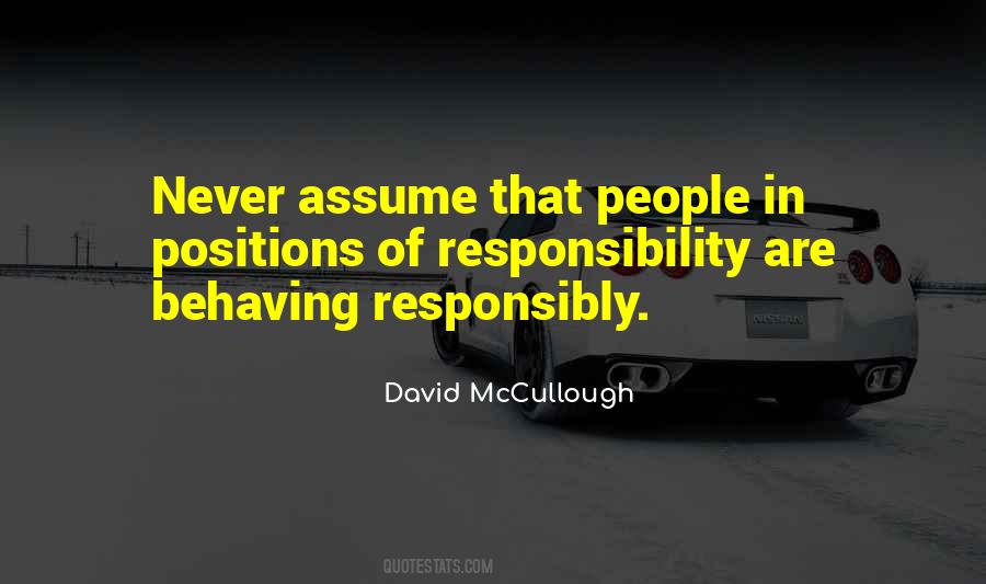 Assuming People Quotes #642758