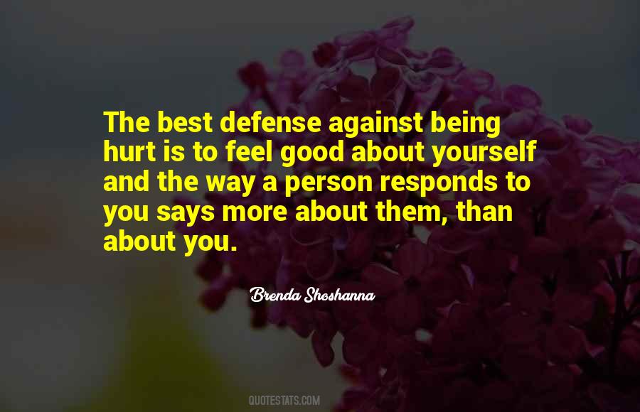 Quotes About Good Defense #1168742