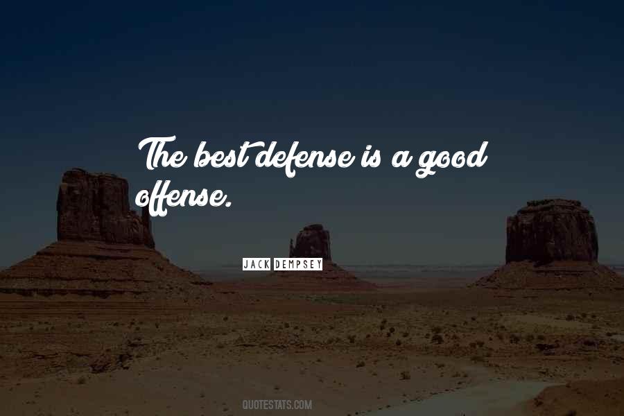 Quotes About Good Defense #345055