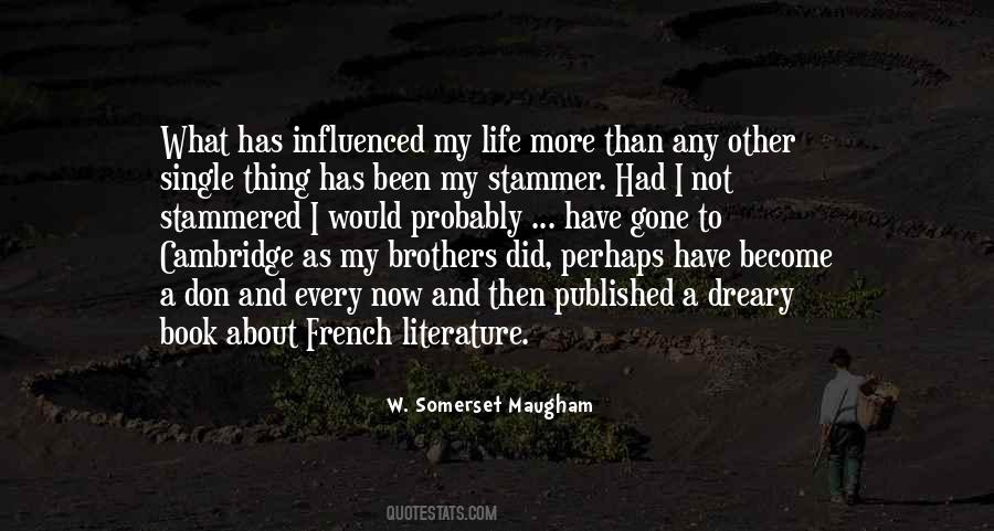 French Literature Quotes #807107