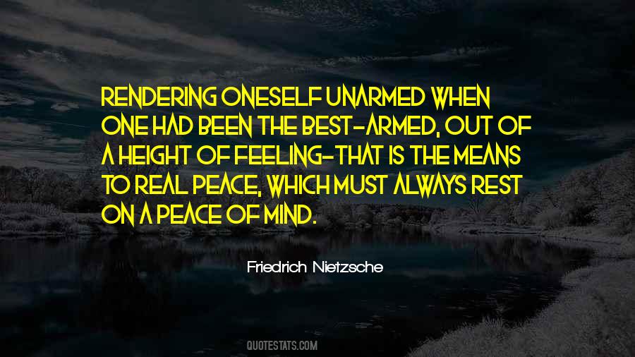 Feeling At Peace Quotes #114642