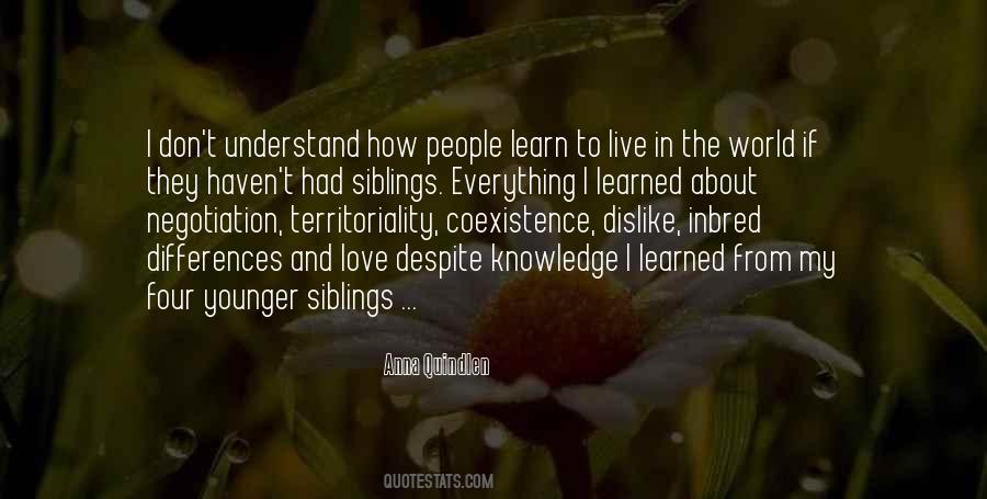 Quotes About Younger Siblings #221341