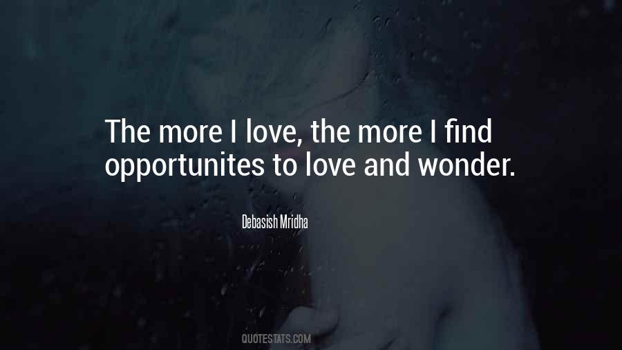 Wonder Love Quotes #290374